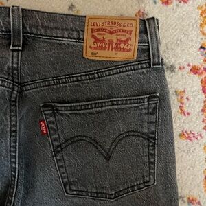 Levi's Charcoal Gray Jeans